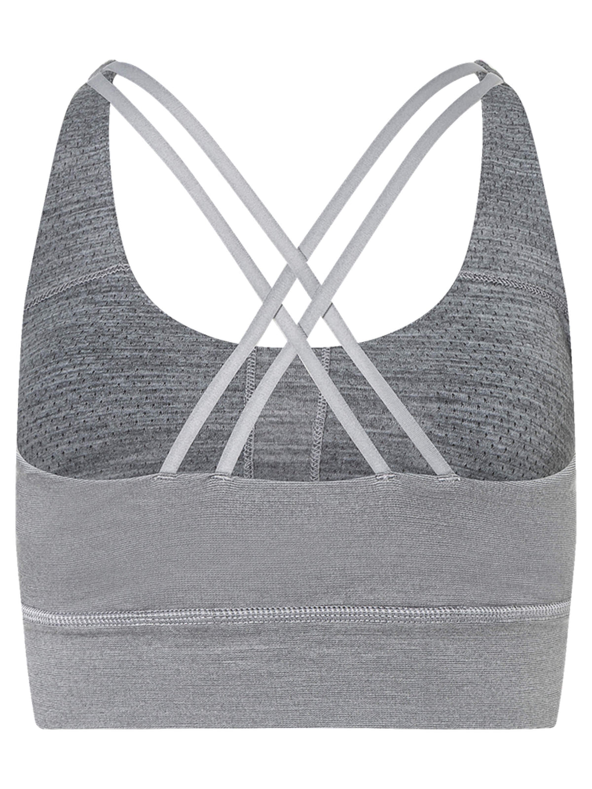 Naisten All Day Super Top -merinotoppi, väri Cashmere Grey Melange – tuotekuva takaa