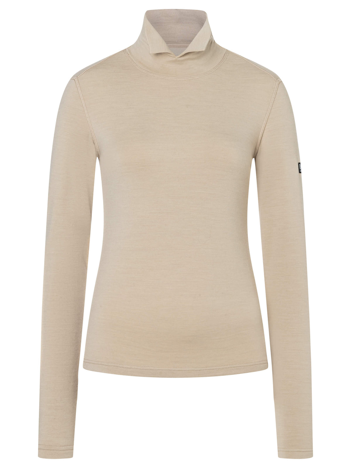 W SPLIT BRUSH TURTLENECK – edestä