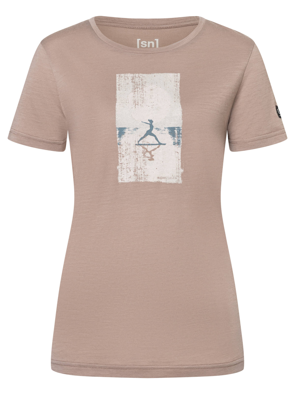 W SUN SALUTATION TEE – edestä