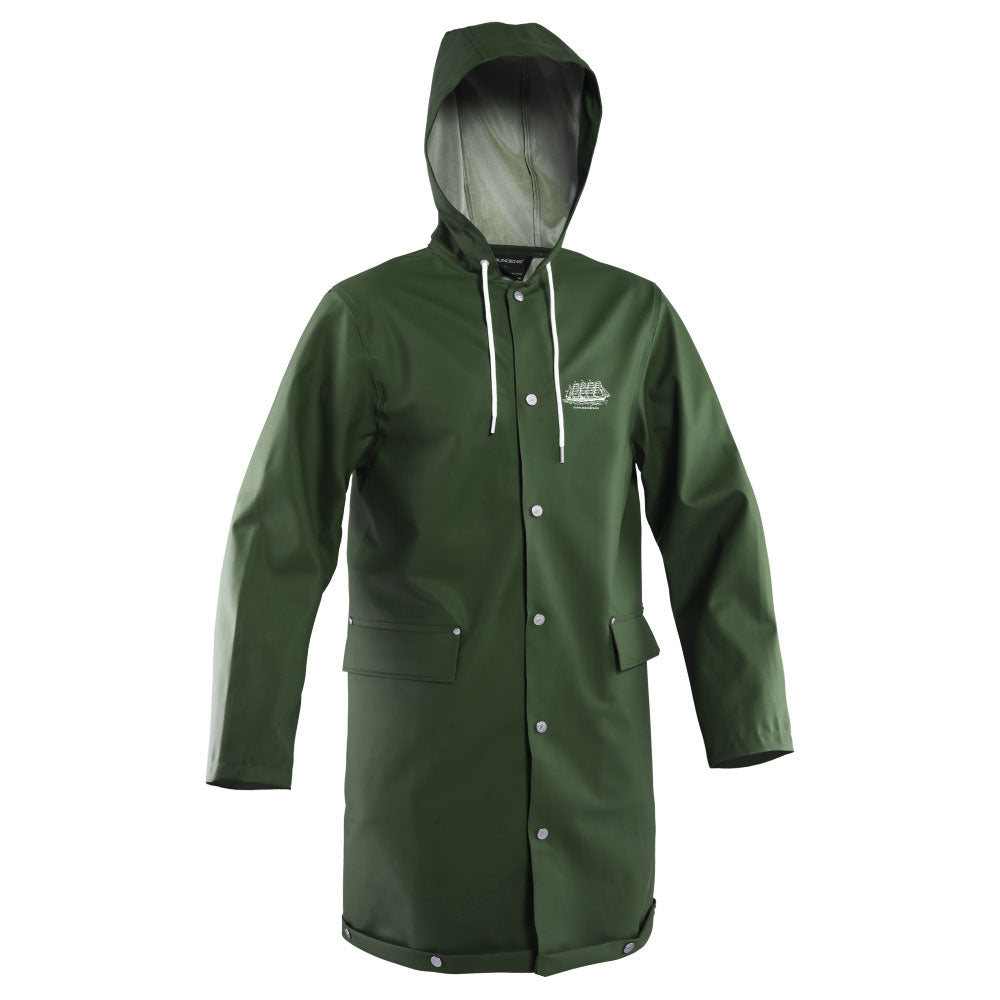 Grundéns Sandön perinteinen sadetakki 345, Green