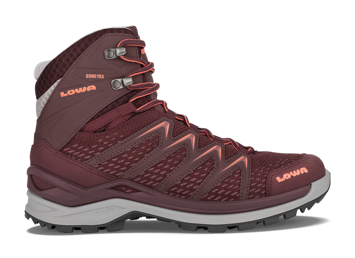 LOWA Innox PRO GTX Mid Ws, borgundy/coral