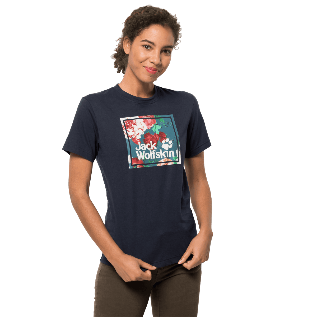 Jack Wolfskin Flower Logo Tee W