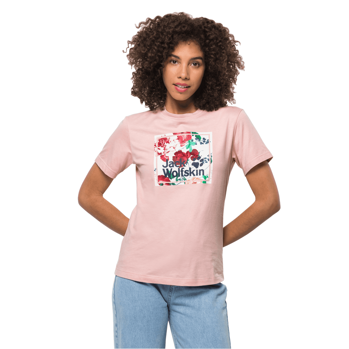 Jack Wolfskin Flower Logo Tee W