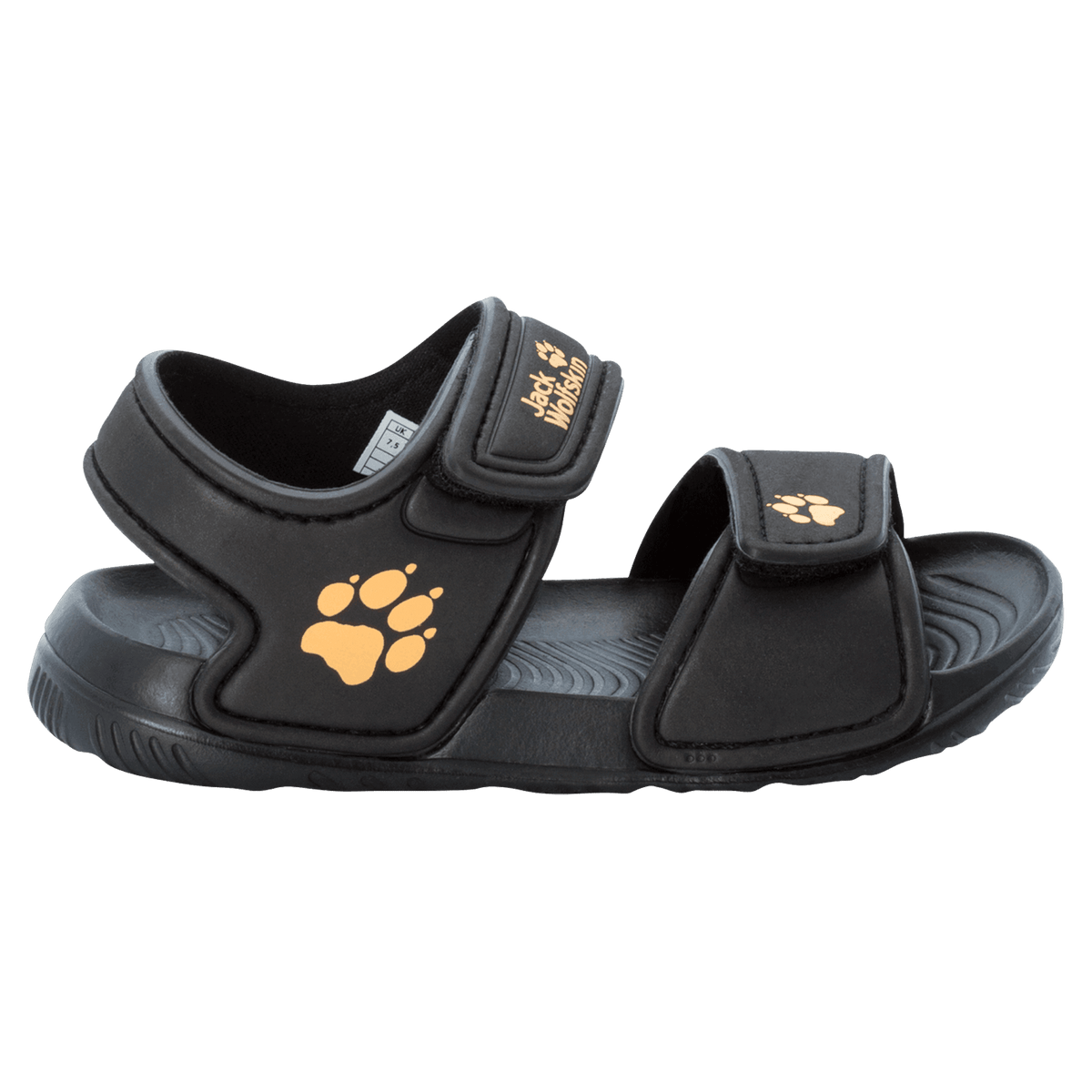 Jack Wolfskin Fun Sandal K, black / burly yellow