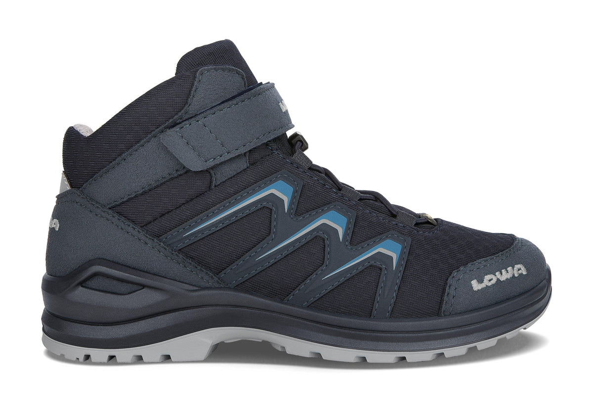 LOWA Maddox GTX Mid Junior, Steel Blue/Light Grey