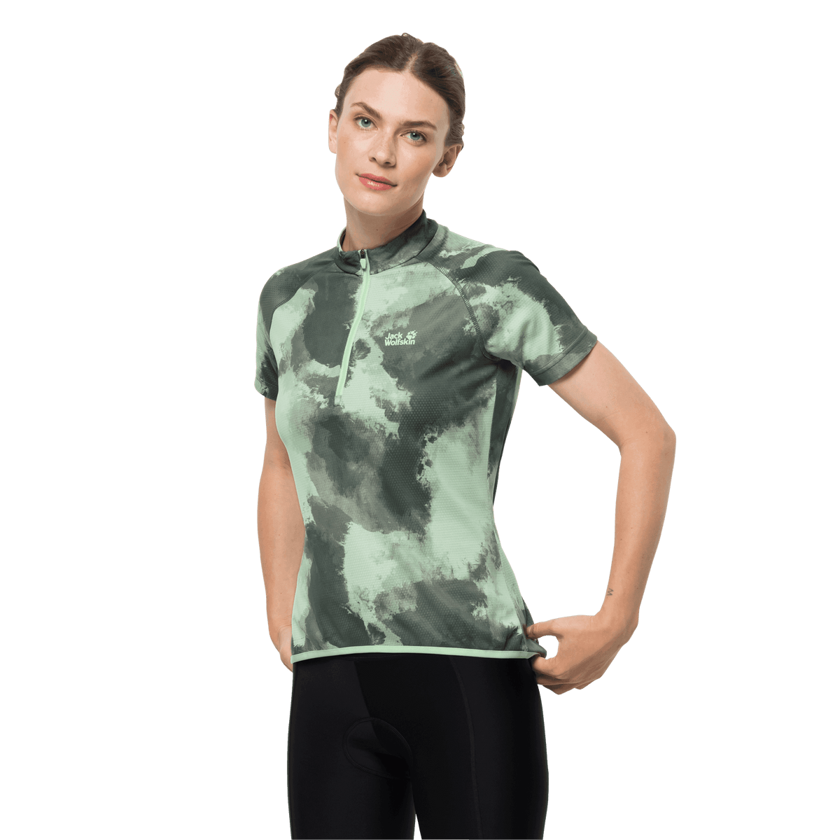 Jack Wolfskin Tourer Halfzip Print T W
