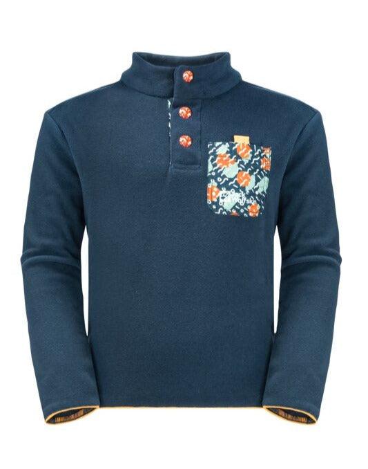 VILLI BUTTON FLEECE K - bonge.fi