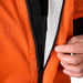 Dual Center Front Storm Placket w/ Interior Rain Gutter