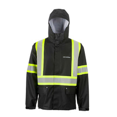 Grundéns Neptune Commercial Grade Hi-Vis takki, Black Reflective