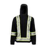 Grundéns Full Share Jacket Hi-Vis, Black Reflective