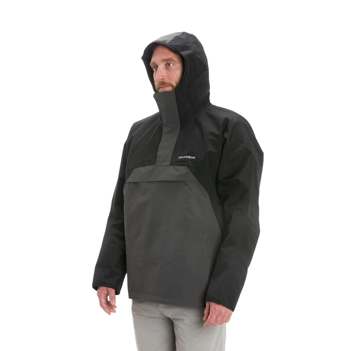 Grundens Full Share Anorak Jacket - hood up