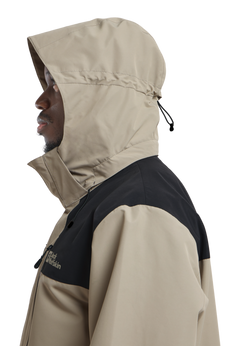 Jack Wolfskin Miesten Jasper 2L vedenpitävä takki, stone