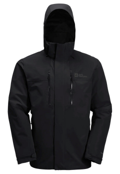 Jack Wolfskin Miesten Jasper 2L vedenpitävä takki, black