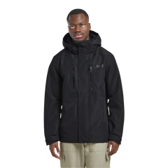 Jack Wolfskin Miesten Jasper 2L vedenpitävä takki, black