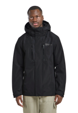 Jack Wolfskin Miesten Jasper 2L vedenpitävä takki, black