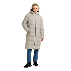 Jack Wolfskin Naisten Frozen Palace Coat untuvatakki, pale sand