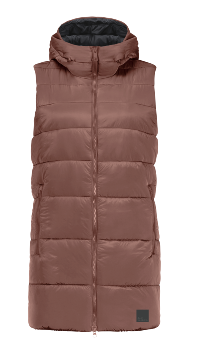 Jack Wolfskin Eisbach Vest W, wild ginger