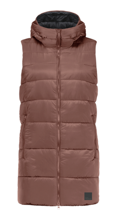Jack Wolfskin Eisbach Vest W, wild ginger