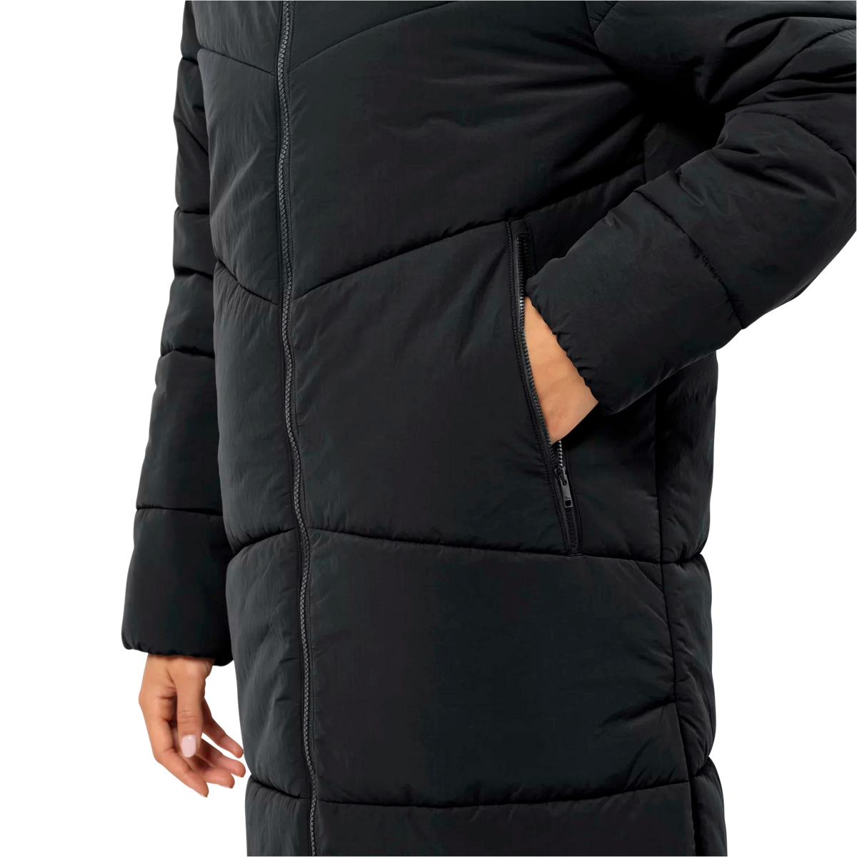 Jack Wolfskin Naisten Karolinger pitkä talvitakki