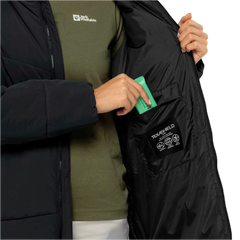 Jack Wolfskin Naisten Karolinger pitkä talvitakki