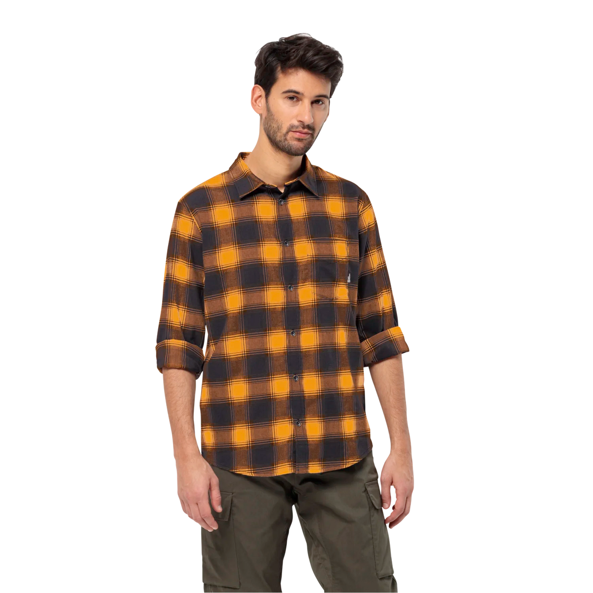 Jack Wolfskin Wanderweg miesten paita, mustard