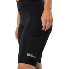 Jack Wolfskin Naisten Morobbia Bib pyöräilyshortsit
