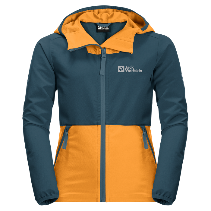 Jack Wolfskin Turbulence lasten Softshell takki B
