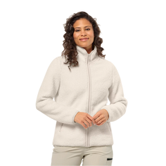 Jack Wolfskin Naisten High Curl fleecetakki (edellinen malli), panna cotta