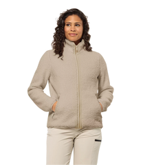 Jack Wolfskin Naisten High Curl fleecetakki (edellinen malli), anis