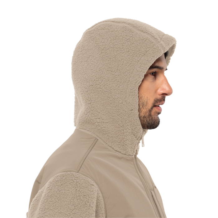 Jack Wolfskin Miesten Felslicht hupullinen fleecetakki