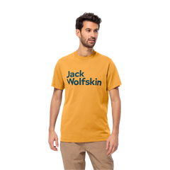 Jack Wolfskin Miesten Brand t-paita (edellinen malli)