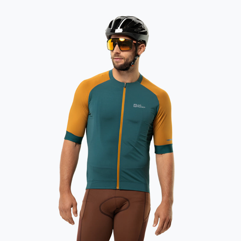 Jack Wolfskin Miesten Gravex FZ pyöräilypaita