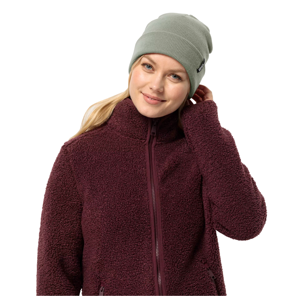 Jack Wolfskin Rib Beanie pipo, mint leaf