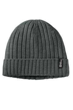 Jack Wolfskin Rib Knit Ribbineulottu pipo, slate green
