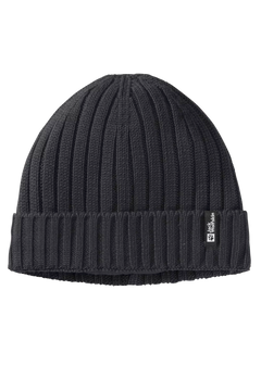 Jack Wolfskin Rib Knit Ribbineulottu pipo, black