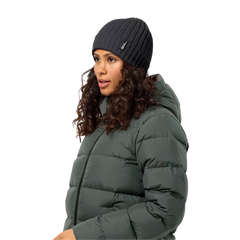 Jack Wolfskin Rib Knit Ribbineulottu pipo, black