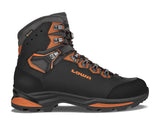 LOWA Camino EVO GTX miesten vaelluskenkä, black/orange