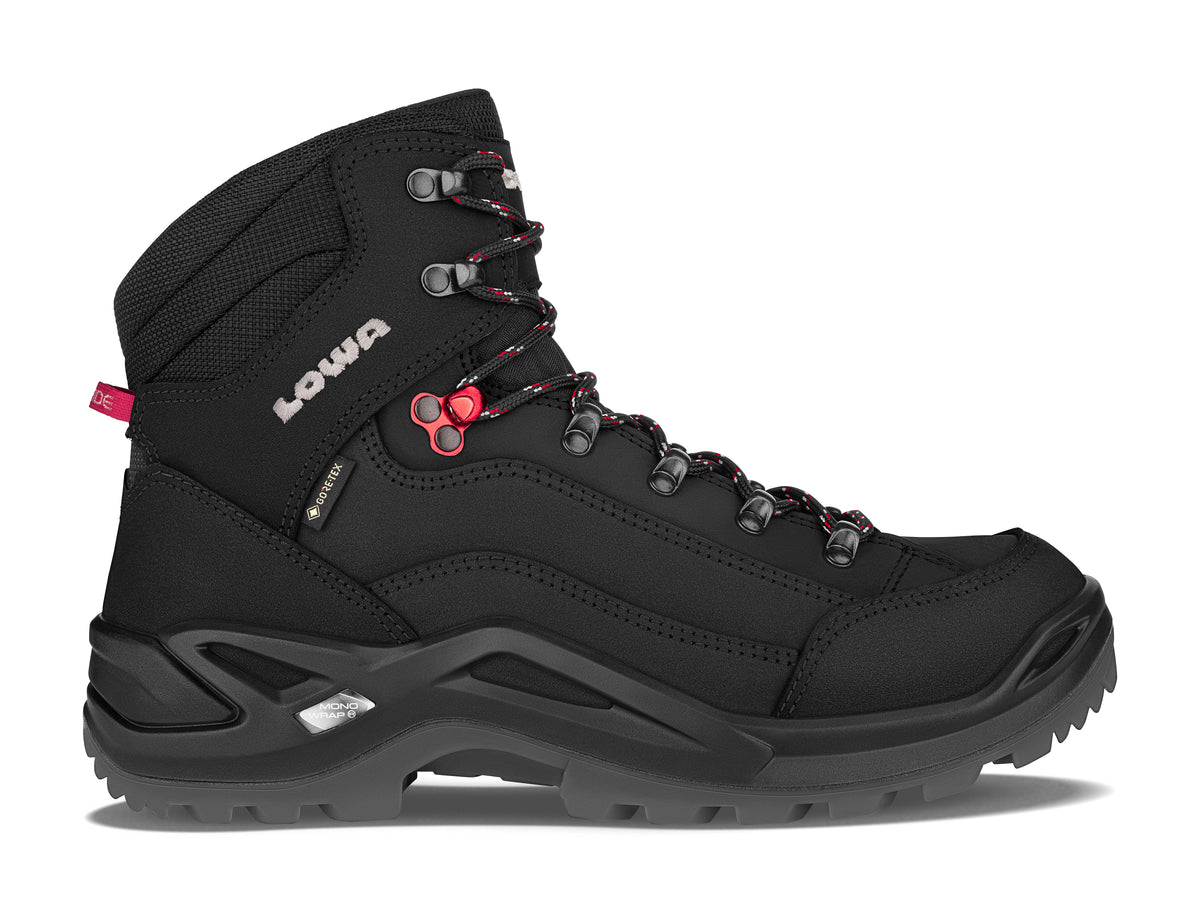 LOWA Renegade GTX Mid, black/ruby red