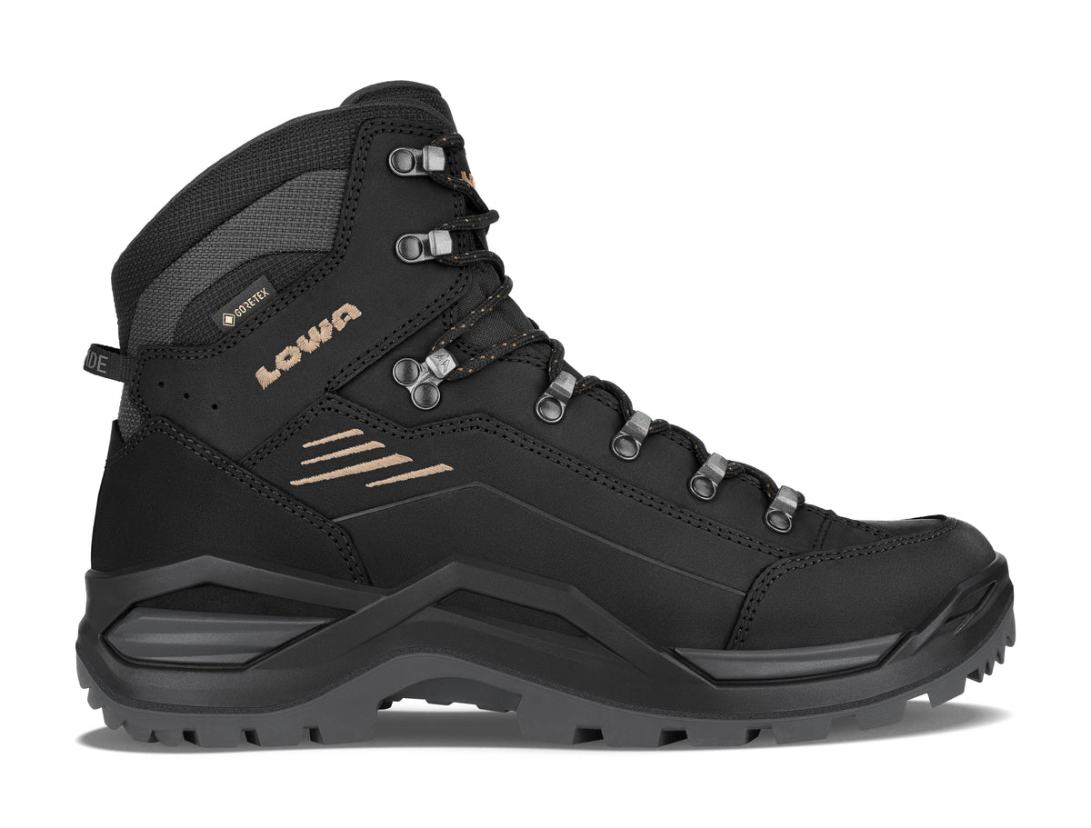 LOWA Renegade EVO GTX Mid miesten vaelluskenkä, black/dune