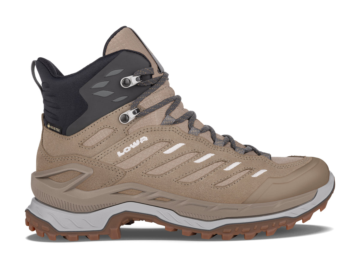 LOWA Innovo GTX Mid naisten ulkoilukenkä, dune/grey