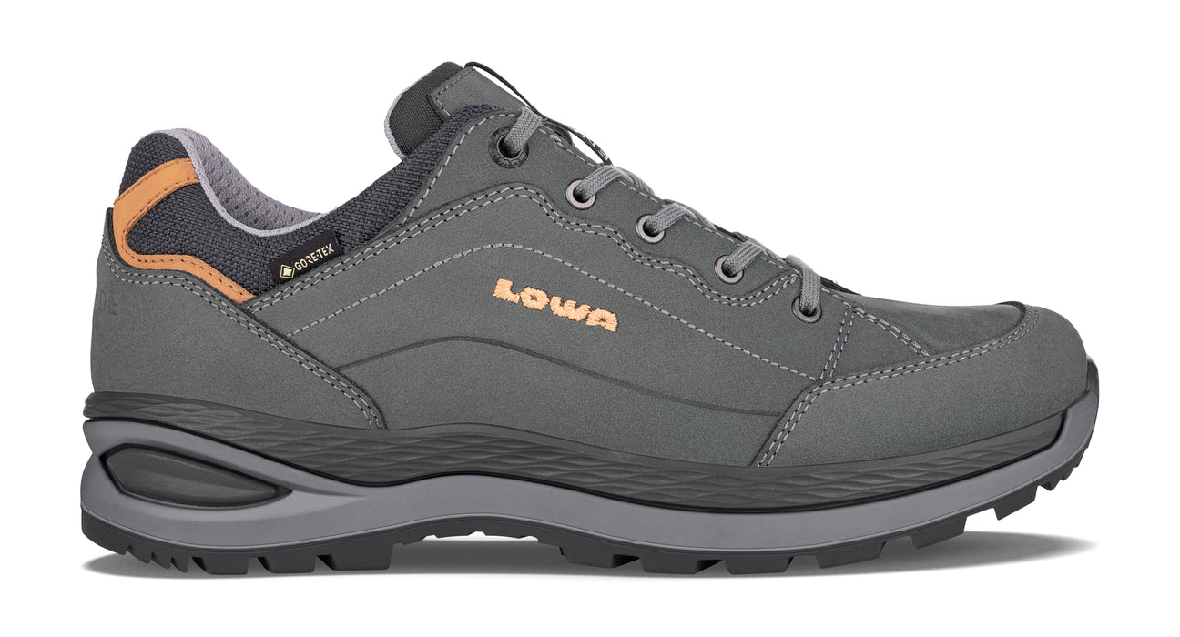 LOWA RENEGADE EVO GTX  – naisten matala vedenpitävä ulkoilukenkä leveämmällä lestillä