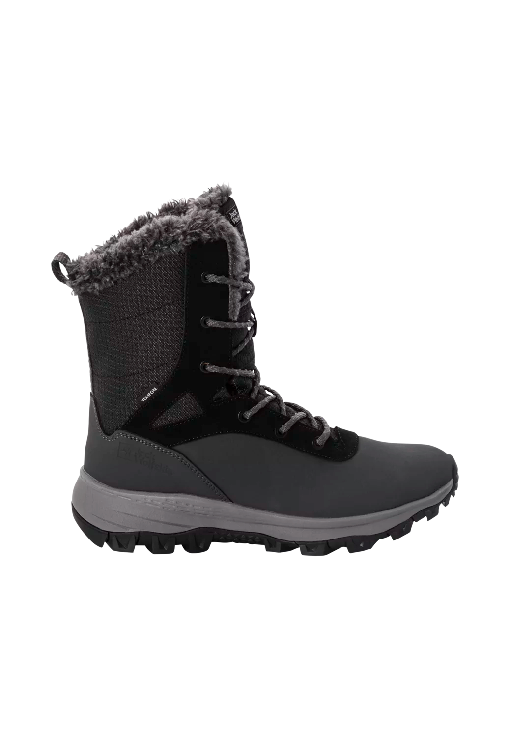 Jack Wolfskin Naisten Everquest Texapore Snow korkeavartinen talvikenkä, phantom / black
