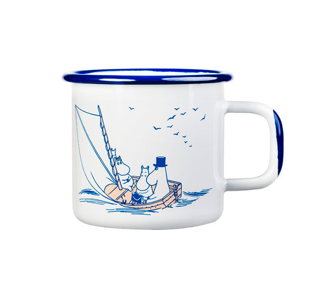 MOOMIN ENAMEL MUG SAILORS 3.7DL