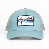 Grundéns Low Pro Script Trucker Lippis, Smoke Blue