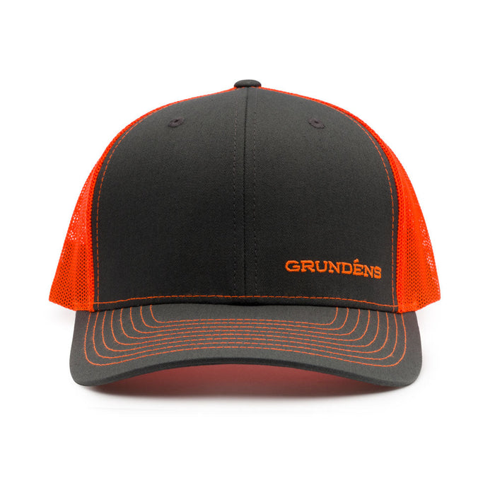 Offset Embroidered Logo Trucker