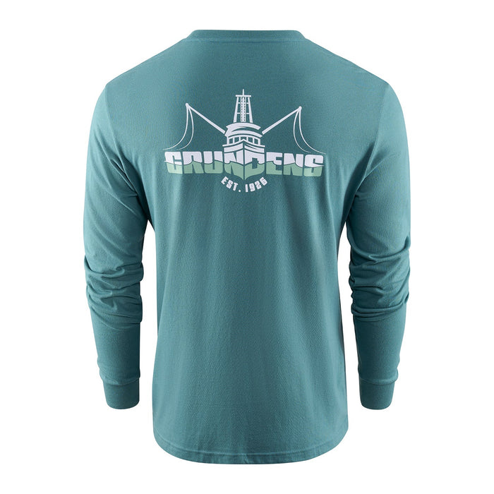 Grundens Logo Boat LS pitkähihainen paita
