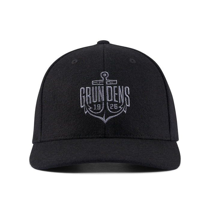 Grundens Logo Anchor Wool Trucker Lippis