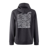 Grundéns Naisten Swell vapaa-ajan huppari, Black Heather