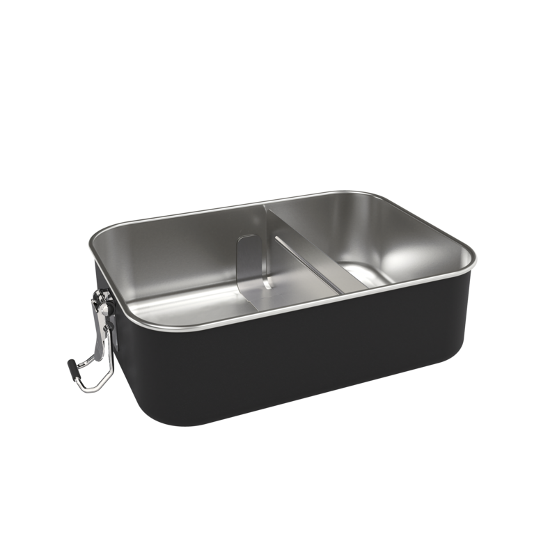 SIGG Gemstone Box teräksinen eväsrasia - Obsidian