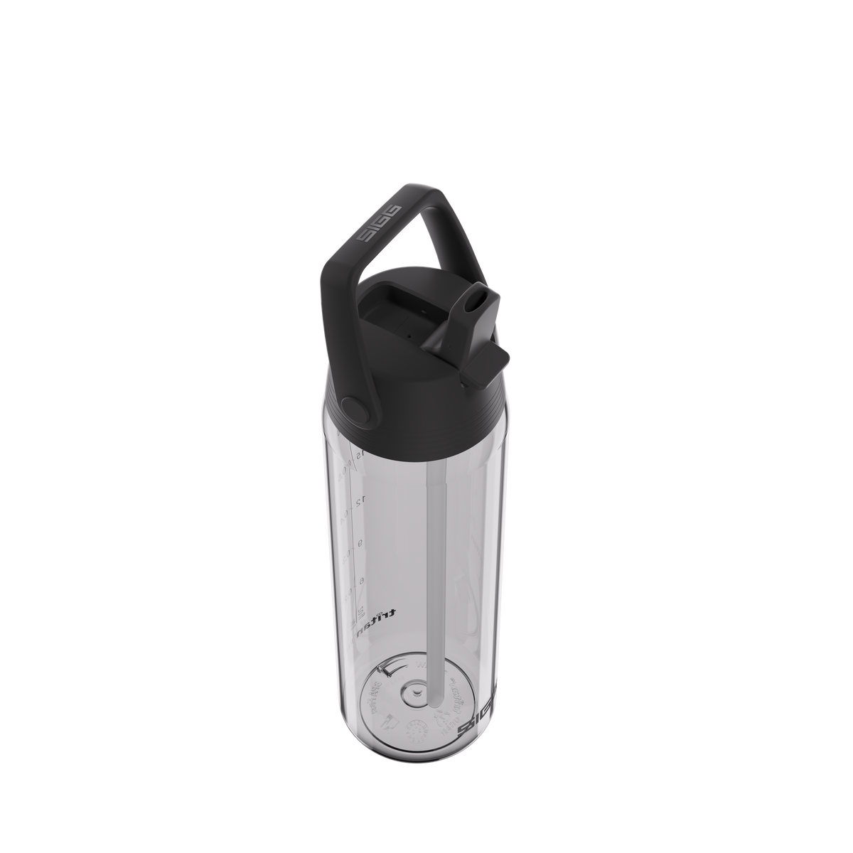 SIGG Total Color FLIP Transparent 0,75 L korkki auki